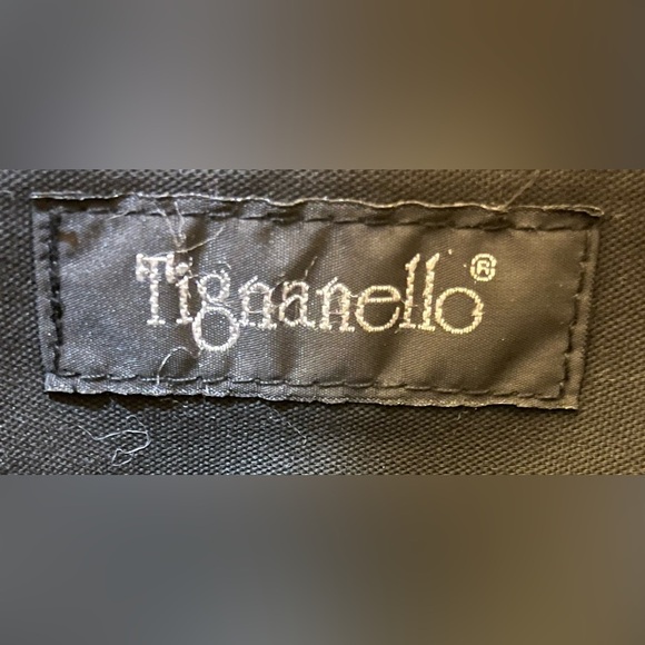 Vintage TIGNANELLO - Genuine Leather Black Backpack - Picture 11 of 14